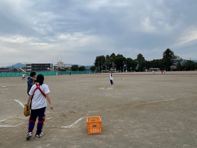 実習生との練習